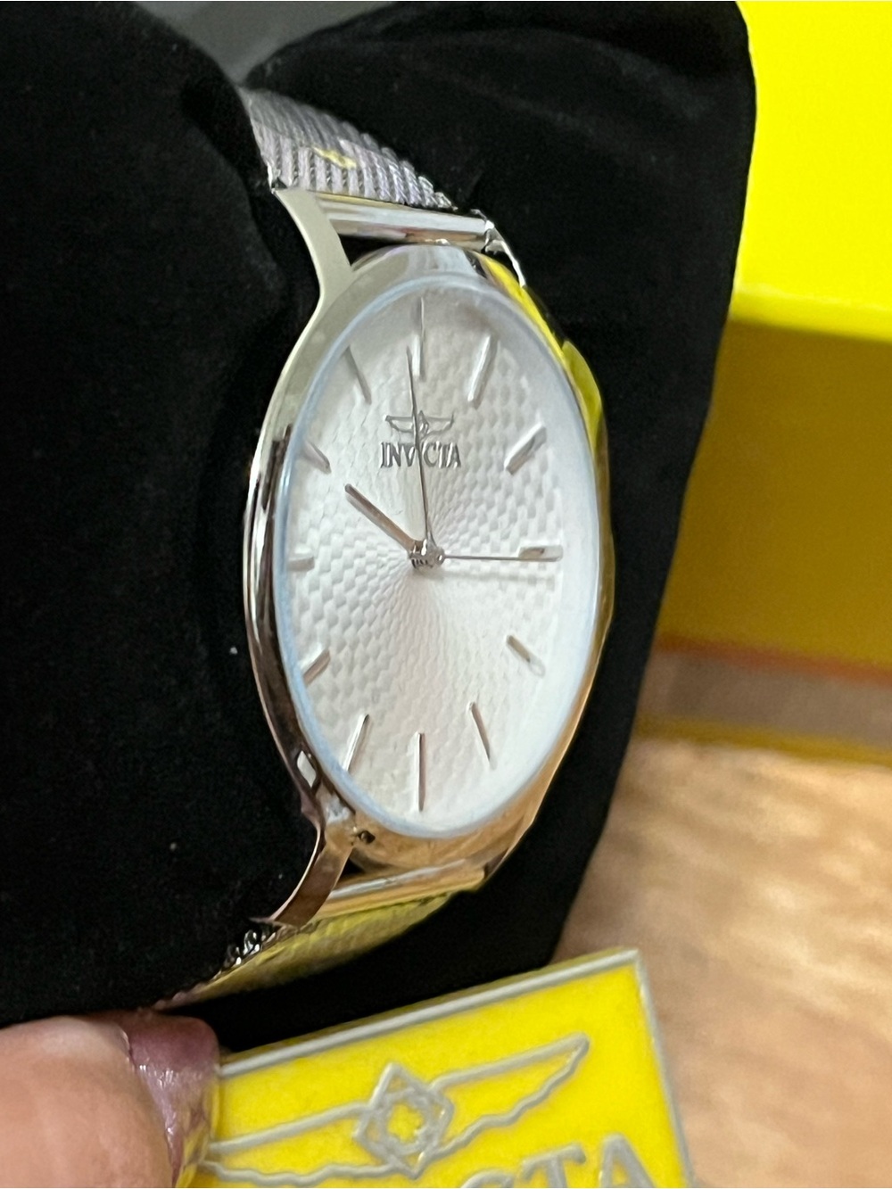 Invicta Wildflower Maylen 48972 Silver 38mm Mesh Watch NWT - Picture 5 of 11
